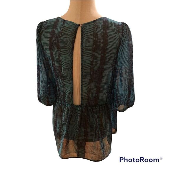 Freebird Sheer scoop-necked Top - Picture 2 of 7